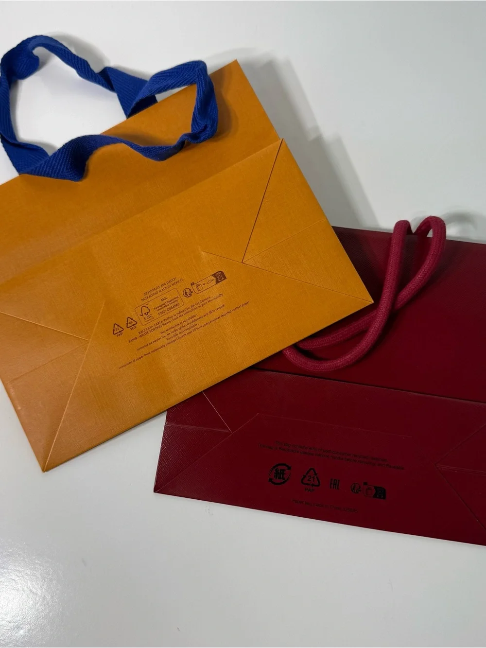 Louis Vuitton & Cartier Mini Shopping Gift Bags Set of 2